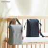 Geantă Portabilă pentru Sticlă de Hrănire Mamă Sac de Prânz cu Izolație Termică Geantă Răcitor pentru Lapte Matern Etanșă cu Design de Agățare pe Cărucior