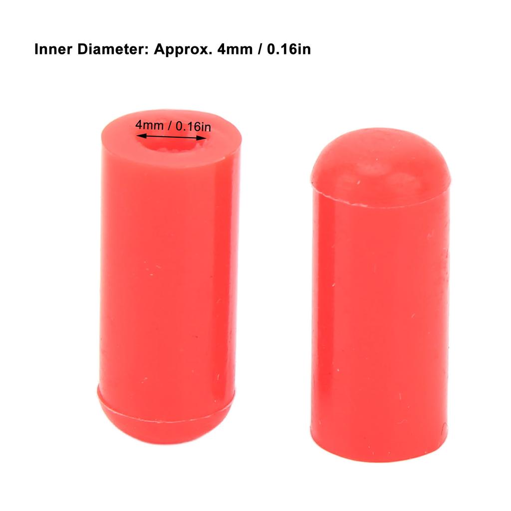 10PCS   Vacuum Hose End   4mm Heat Resistant Silicone Blanking   for BOV Pipe Line