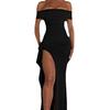 2024 Elegant Sexy Off-Shoulder Evening Dress with Slit