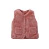 1-5 Years Kids Warm Fleece Vest Sleeveless Button Top