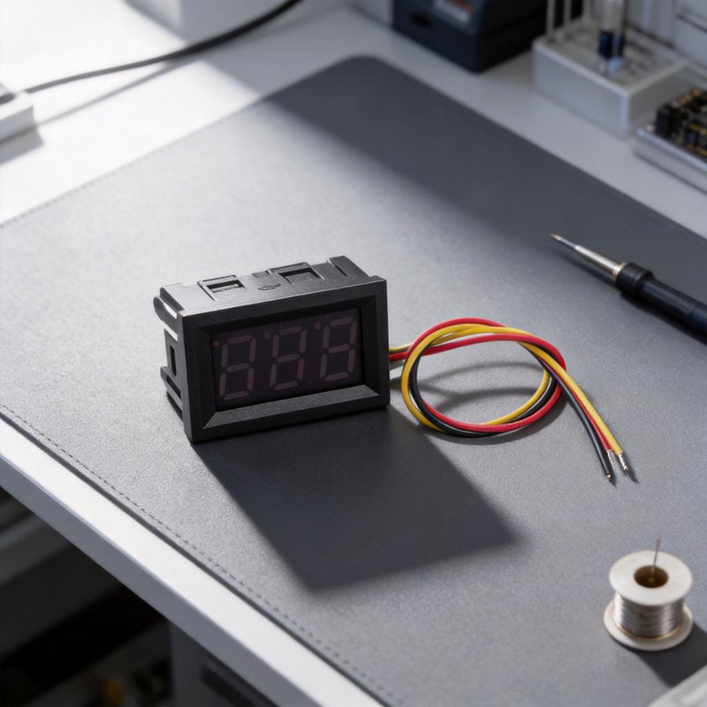 For E-bikes For Motorcycles DC Voltage Meter Battery Testing Length 20 Cm Battery Tester Display Mode LED Digital Tube