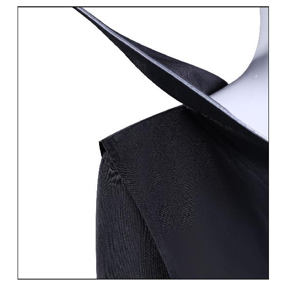 Wednesday Addams Halloween Stand Collar Long Dress Cosplay Costume for Anime Show