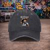 Pc Unisex David Statue Graffiti Vintage Washed Baseball Cap Unisexs Trendy Hat Versatile Duckbill Cap Fun Print A Unique