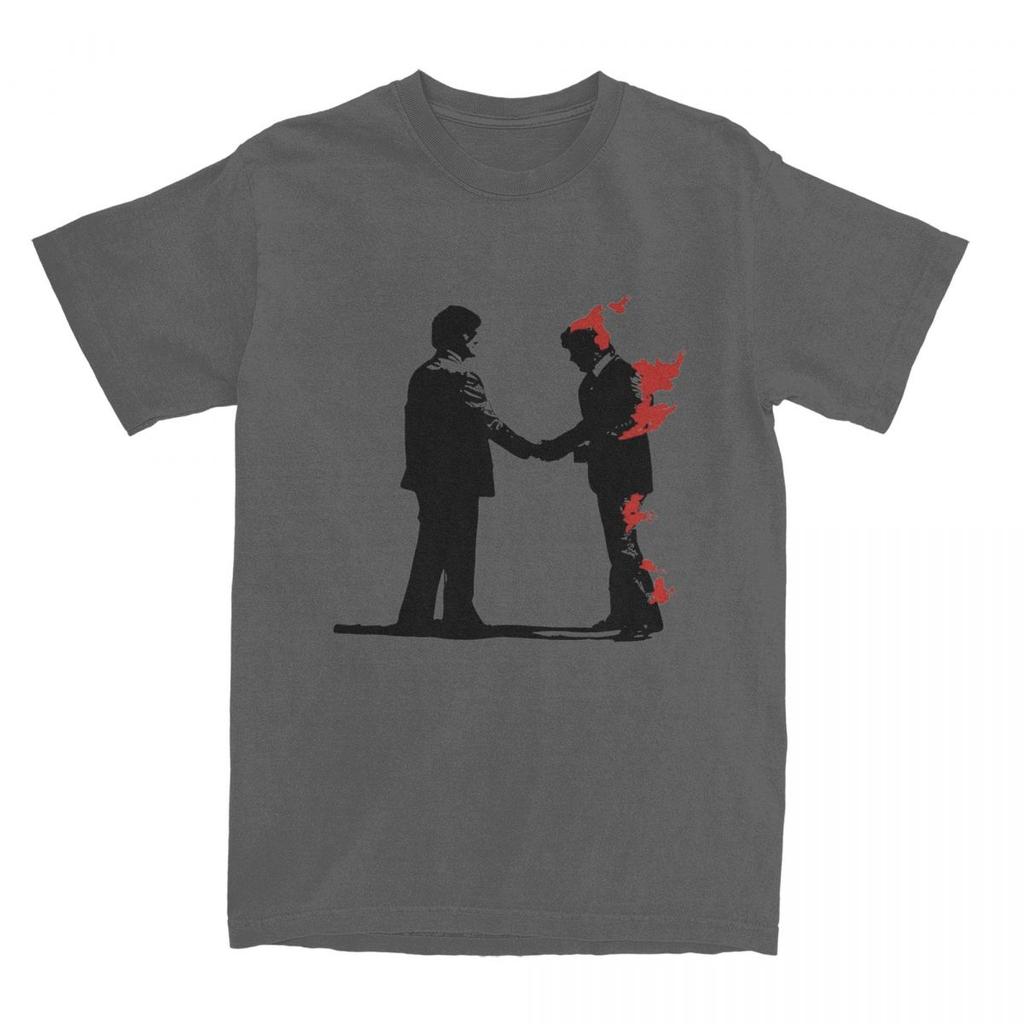 Vintage Wish You Were Here Rock T Shirt Men Women's Cotton Fan Gift Tees Shirt Summer Clothes