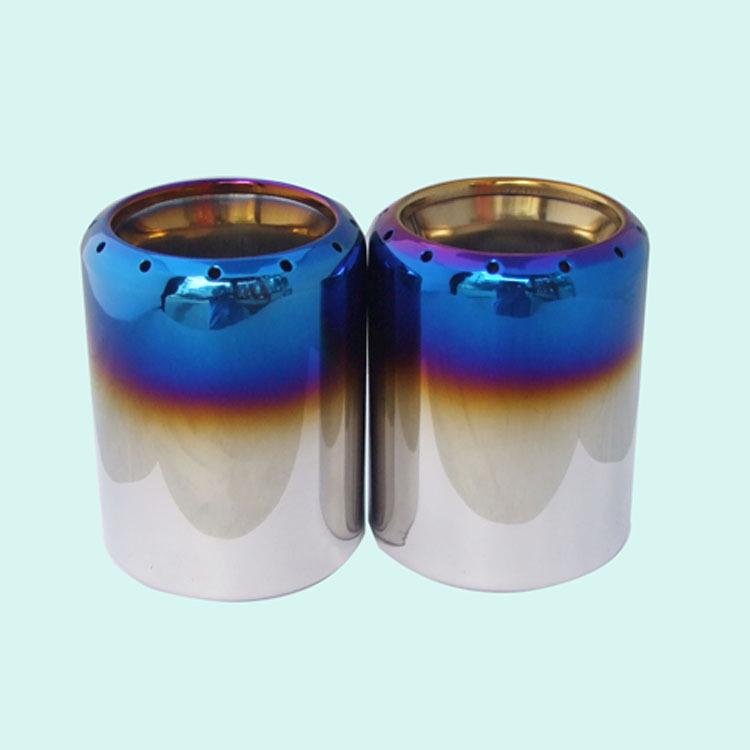 Mazda Ruiyi CX-5 Direct-Plug Stainless Steel Muffler Tailpipe - Titanium Blue