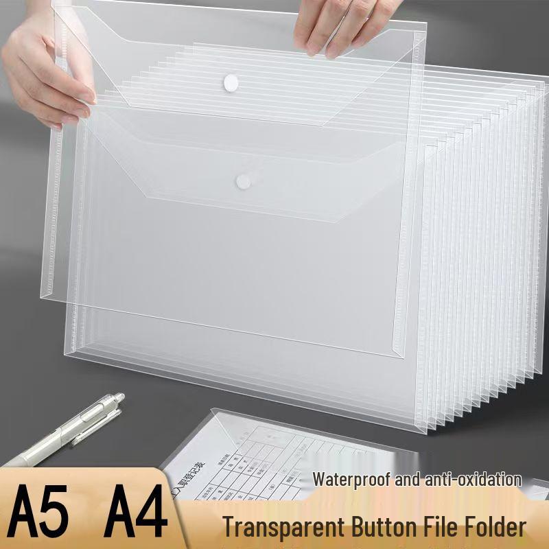 Free Shipping on Orders Over $100: Thickened A4 Bags, Transparent A5 File Bags, Office Storage Bags, VAT Invoice & Tax Receipt Storage Bags.