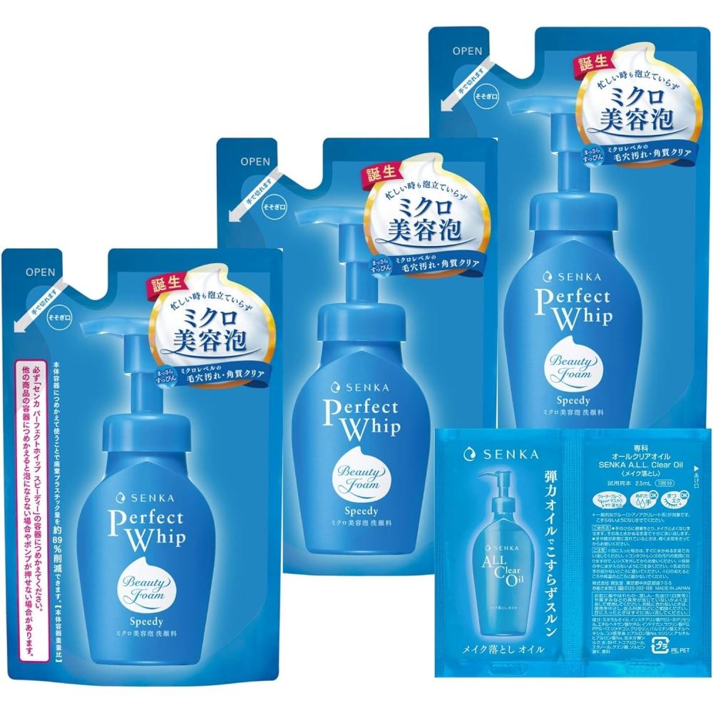 

Специализированный [оптовая закупка] Senka Perfect Whip Speedy Refill X 3 упаковки + бонус Refill X 3+ бонус