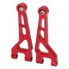 2Pcs RC Car Front Upper Arm Aluminum Alloy Spare Part for MJX 1 16 Remote Control Model 16208 16207 16210 Red