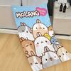 Cute M-molangs Microfiber Printed Beach Towel Mountain Climbing Yoga Beach Swimming Running Absorbent Soft Towel