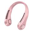 Daiosportswear Special Offers Portable Bladeless Neck Fan with Rechargeable Battery and Wearable Design Pink
