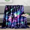 1PC Astronaut on a star  Print Adult Children Warm Blankets Home Travel Car Soft Comfortable Suitable for all seasons