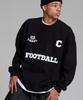 CREAM SODA LAB C Logo Football Club Sweatshirt Black