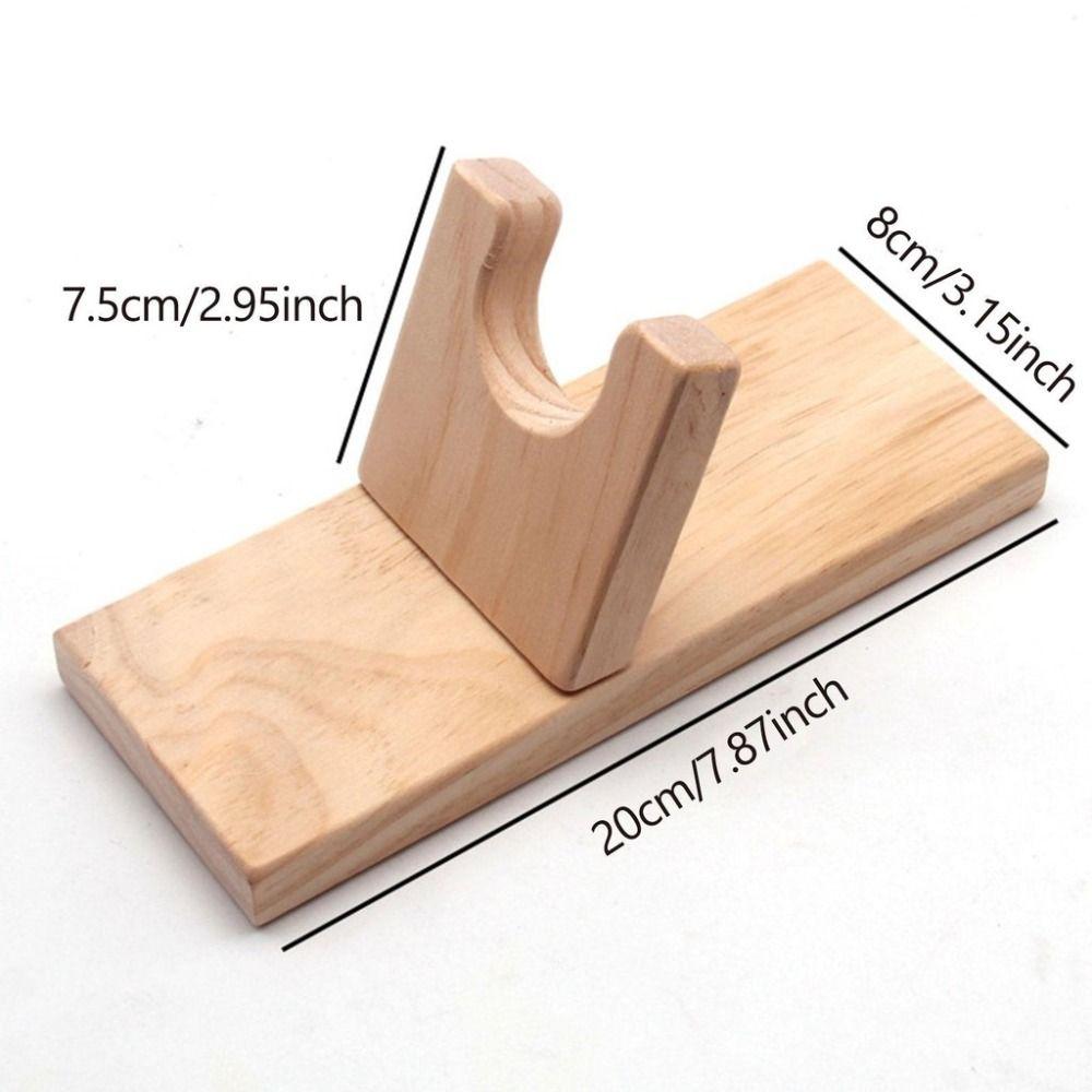 Wooden Hot Glue Holder DIY Hot Glue Support Stand Durable Craft Room Organizer