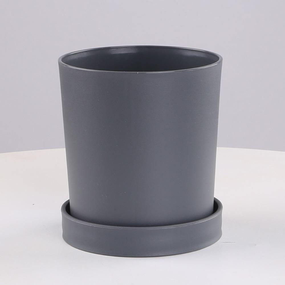 With Tray Flower Pot Plastic Decorative Pots New Flowerpot