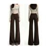 La Chapelle Women's High-Waisted Flared Jeans