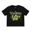 Warning Womens/Ladies Group Crop Top