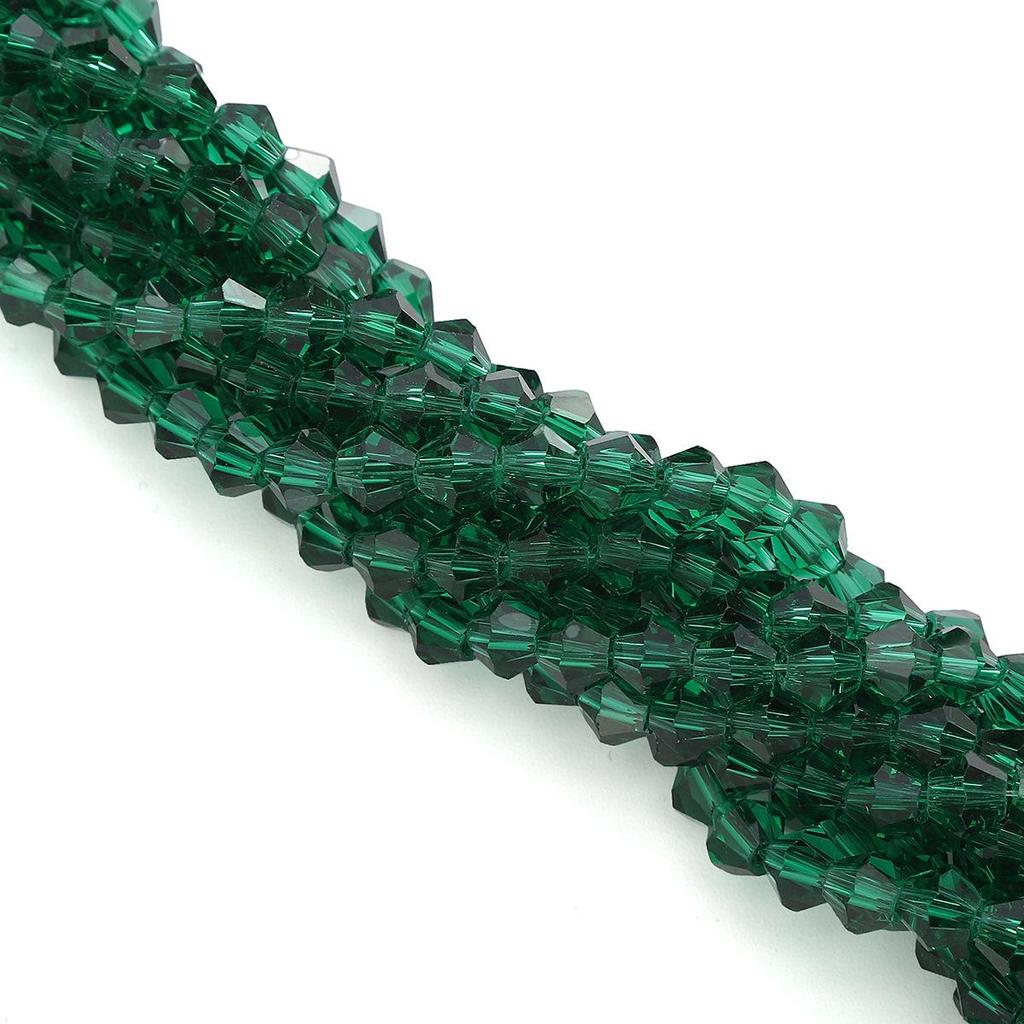 6mm DIY Colored Glass Crystal Pointed Beads for Jewelry and Phone Chain Accessories