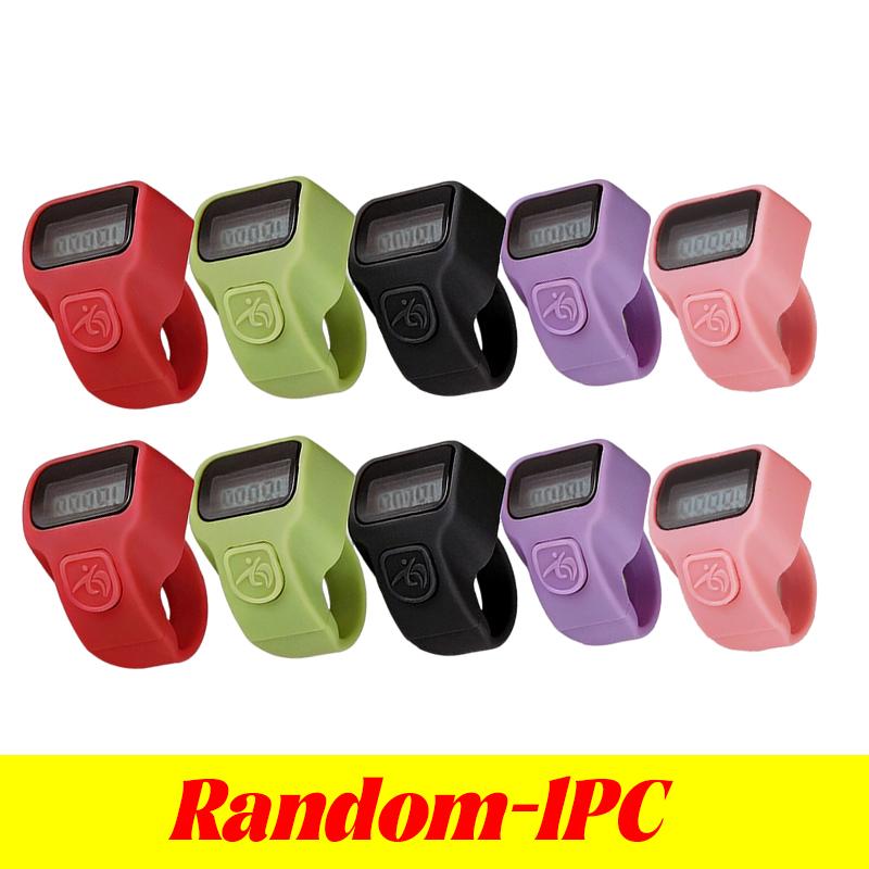 

10/1pcs Mini Electronic Finger Counters Digital Display Hand Tally Counter 5-Digit Number Count Clicker Resettable Clicker Rings
