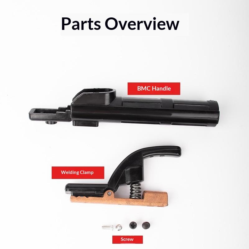 1Pcs Copper Heavy Jaw Holding Plier With Soft Handle 300 Amp Welding Electrode Holder For Arc Mma Welder