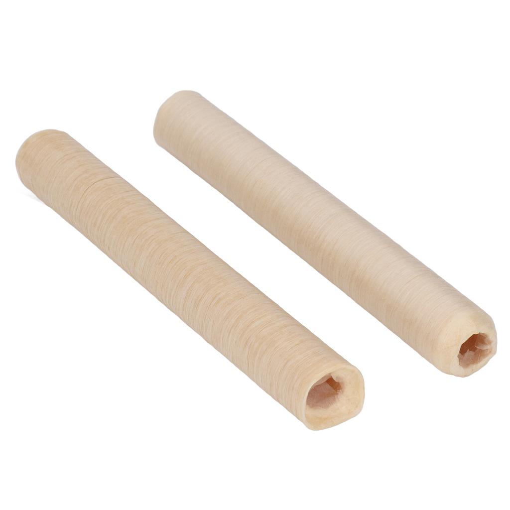 2 tripas de colágeno para salchichas, hechas a mano, naturales y secas, para uso doméstico, 19 mm