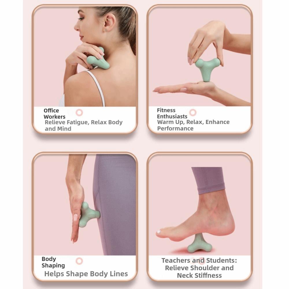 Lactate Exercise Four Corner Fascia Ball Meridian Fitness Massage Ball Plantar Ball  Hand Massage