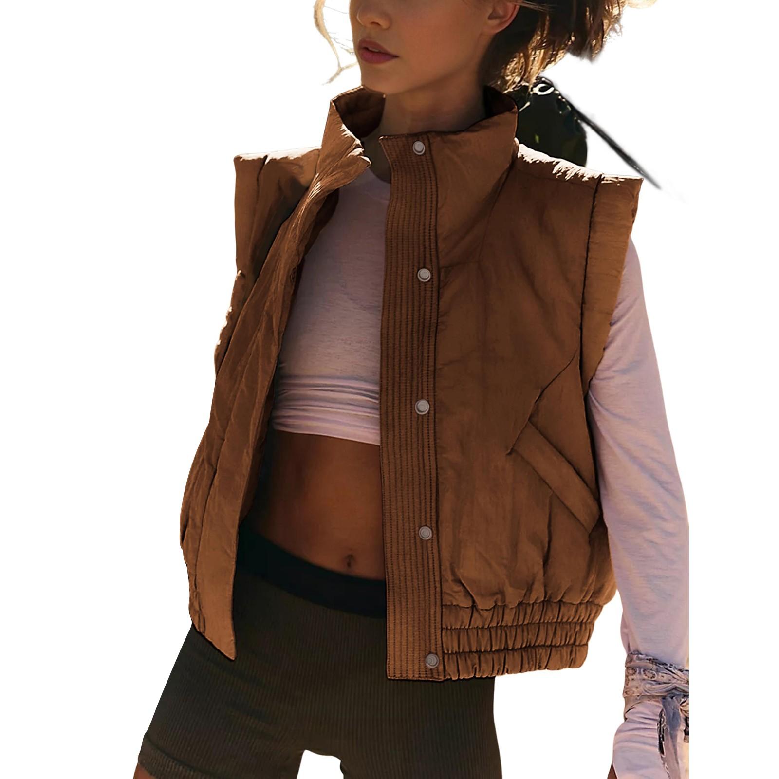 

Женские рубашки на пуговицах, повседневные, с длинным рукавом, с V-образным вырезом, из шамбре, блузка, топ S верблюд