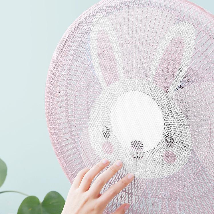 Cartoon Children Safety Fan Cover Guard Mesh Child Proof Protection Net for Standing Fan with Cute Animal Design