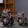 1pcs Purple pottery Chinese Dragon Tea Pet Living Room Tea Table ornament Home decoration accessories Tea Tray Decoration