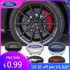 Car Sticker 4Pcs 60mm Car Wheel Center Hub Cap For Ford Focus 2 3 MK3 MK4 Fiesta Kuga Explorer Mondeo Rim Cover Stickers Auto Ac
