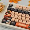 Bangbu Mechanical Keyboard Keychain, Cute DIY Keycap Set, PBT, MOA Cap, 130 Keys Suitable for Mechanical Keyboards