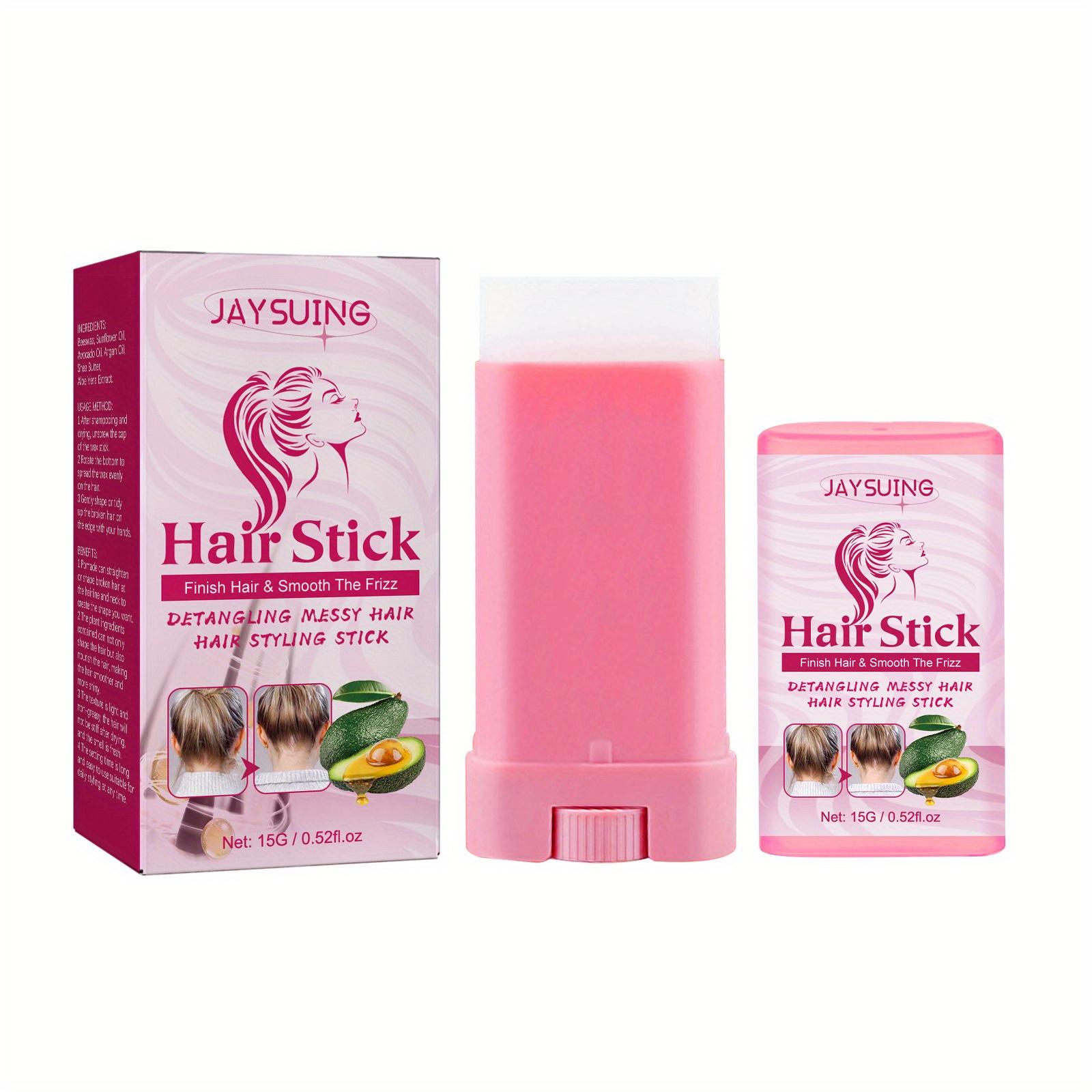 

Воск для волос, помада для волос, долговечная восковая палочка для укладки волос, восковая палочка для разглаживания и гладкости волос, париков 15g