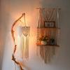Chandelier Shade, Handmade Pendant Lighting Cover Lamp Shade, 25x55cm Cotton Hand Woven Pendant