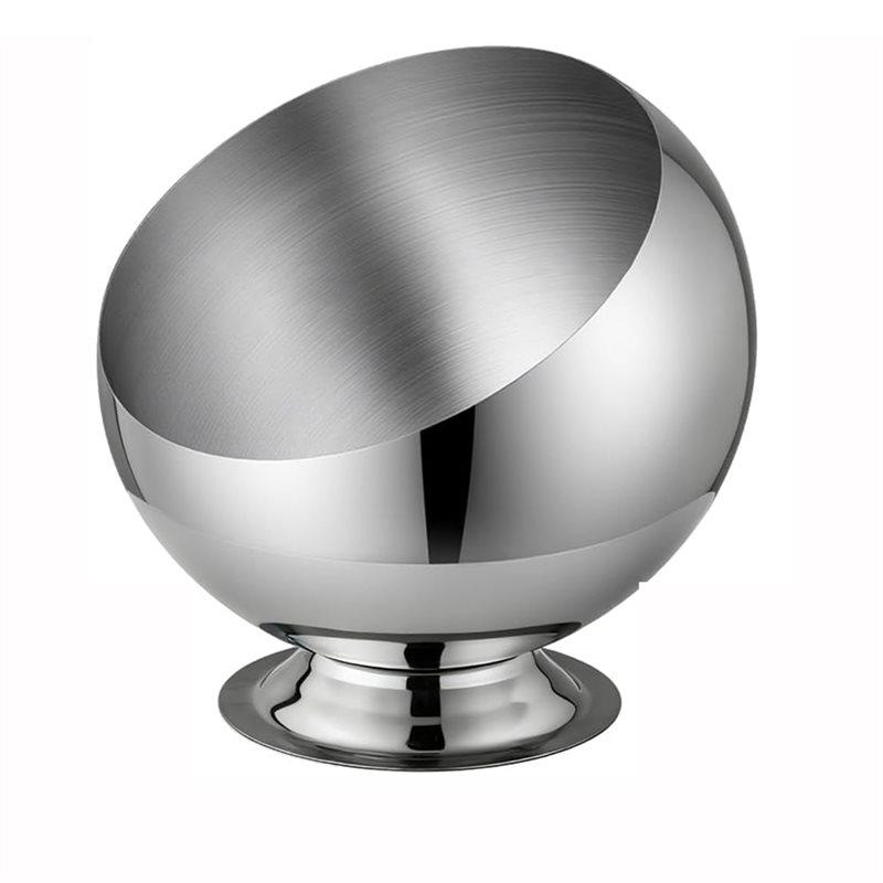 

ABWR-Large Capacity Coffee Pod Holder-Metal K-Cup Serving Tray For Nespresso Pods With Silver Finish Storage Container серебряный