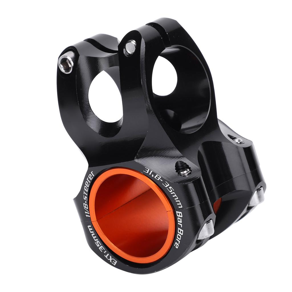 35MM Fahrrad Mountainbike Vorbau Aluminiumlegierung Radfahren Kurzer Lenkervorbau für die meisten FahrräderSchwarz