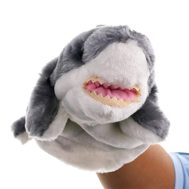 Plush Marine Plush Animals Shark Early Education Finger Puppet Stage Performance