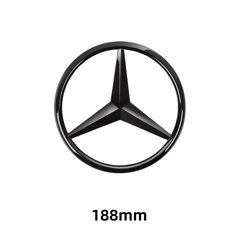 

Car Sticker 1pcs 188mm 210mm ABS Car Front Grille Badge Decal Cover Emblem For Mercedes Benz A/B/C/E/S Class GLA CLA GLE GLK CLK