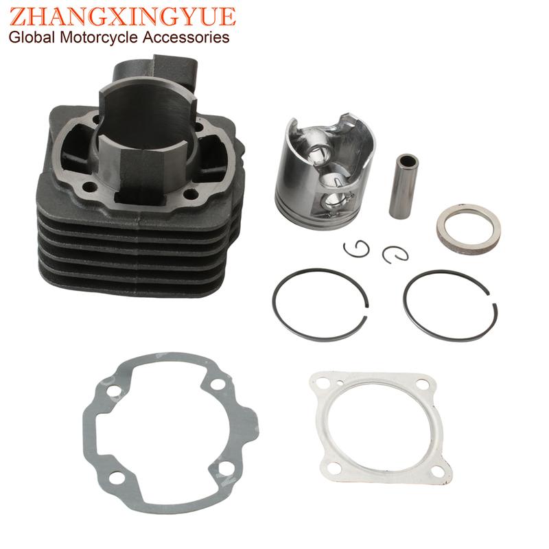 

70cc Big Bore Cylinder Barrel Kit For Peugeot Speedake Speedfight 2 Squab SV TKR Furious R10 Trekker Road Zenith 50cc 2T