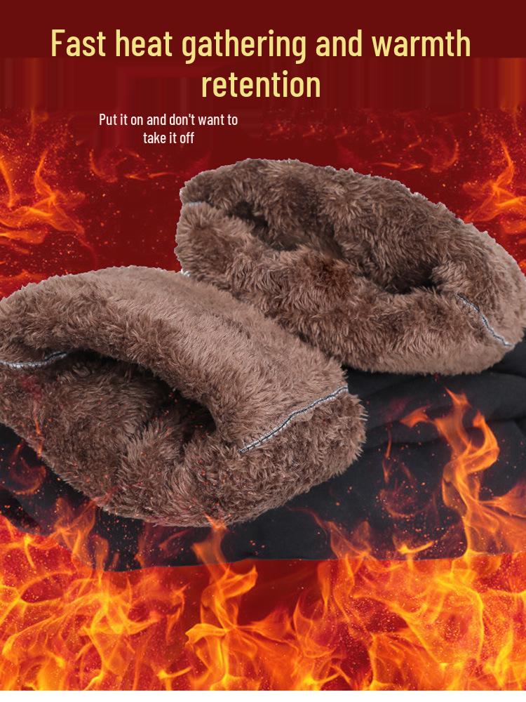 Women's Winter Lamb's Wool Pants: Warm, Loose-Fit, Plus Velvet for Middle-aged & Elderly