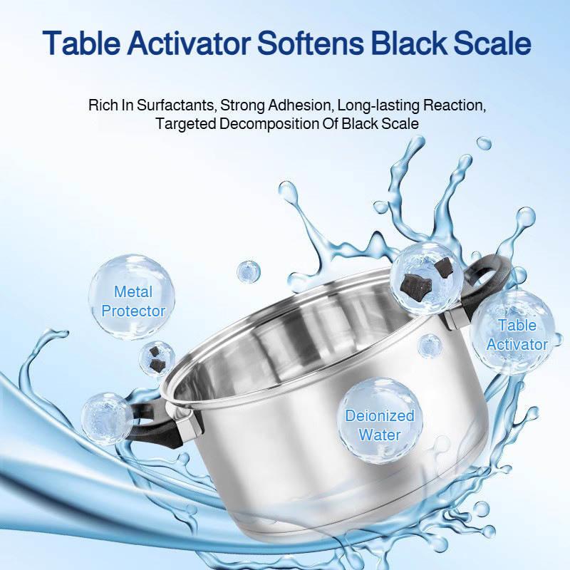 Powerful Stainless Steel Pot Pan Cleaner Strong Degreaser & Black Scour Remover Gel Burnt Bottom Cleaner for Cookware
