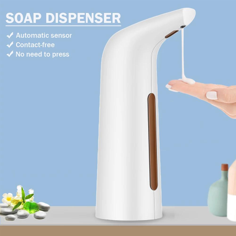380ml Automatic Soap Dispenser 13.5 Oz Touchless Foam Soap Dispenser USB Rechargeable 4 Speed Electric Sanitizer Dispenser Set