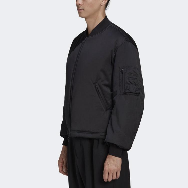 Y-3 Logo Print Long Sleeve Jacket Men Outerwear Black GK4481