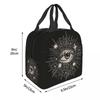 All Seeing Eye Art Evil Mystic Eyes Insulated Lunch Bag for Kids School Cooler Thermal Food Box Tote Lunch Boxes Container