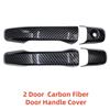Carbon Car Accessory Door Handle Cover Trim Paste Style Chrome Silver For Ford Explorer 2011 2012 2013 2014 2015 2016 2017 2018
