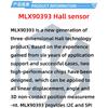 MLX90393 three digital Hall sensor 3D position of the rotational angular displacement Sensor Board Contactless for arduino