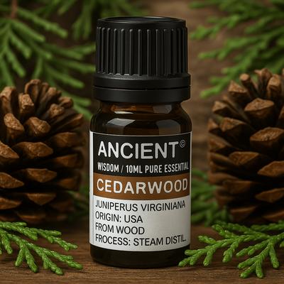 3x Cedarwood Essential Oil Virginian 10 Ml