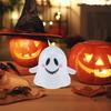 Halloweenská natahovací hračka duch Strašidelný kreslený duch Chodící hračka pro batolata chlapce dívky Pružinový natahovací mechanismus Mini bílý duch hračka