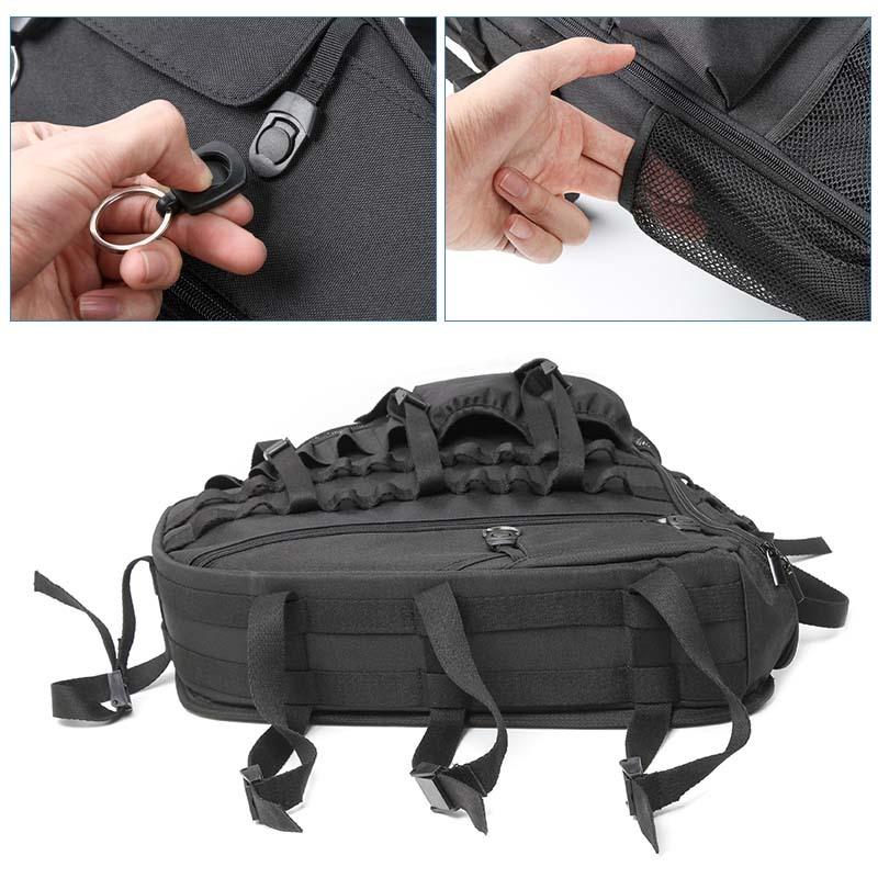 Torba Organizacyjna na Klatkę Bezpieczeństwa Pasująca do Jeepa Wrangler JLJK TJ JKU Wersja 4-drzwiowa Przechowywanie Porządkowanie Akcesoria Samochodowe