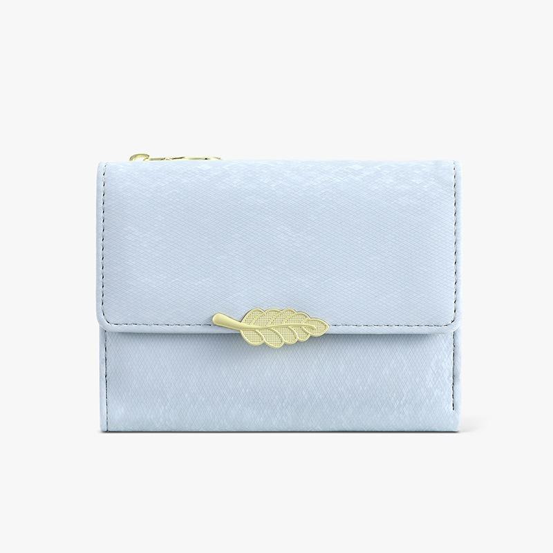 New card bag, change bag pu matte wallet, women's high-end zipper, multi-functional wallet wind
