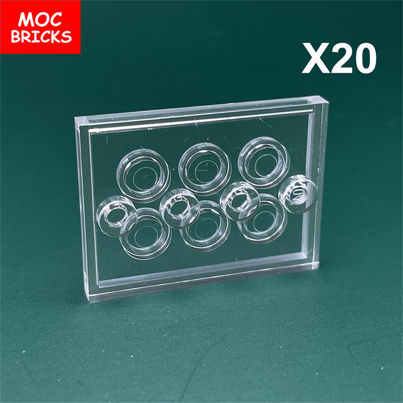 

20 шт. Детали MOC 4 см Фигурка Черная Прозрачная Базовая Пластина 3x4 88646 Аксессуар Собранные Строительные Блоки Игрушки подарок для детей