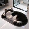 3D Cat Bathroom Mat: Quick-Dry, Water-Absorbent Diatomaceous Mud Mat with Stereoscopic Effect